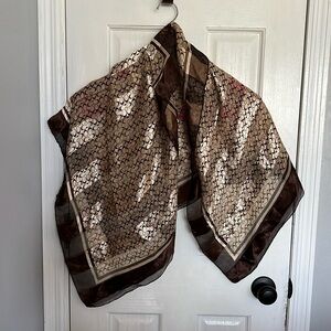 Coach monogram scarf / wrap